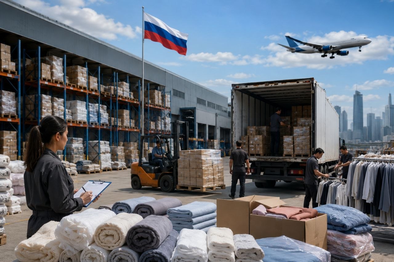 Экспорт Текстиля из Узбекистана в Россию: Логистика и Оплата — Ethno Logistics
